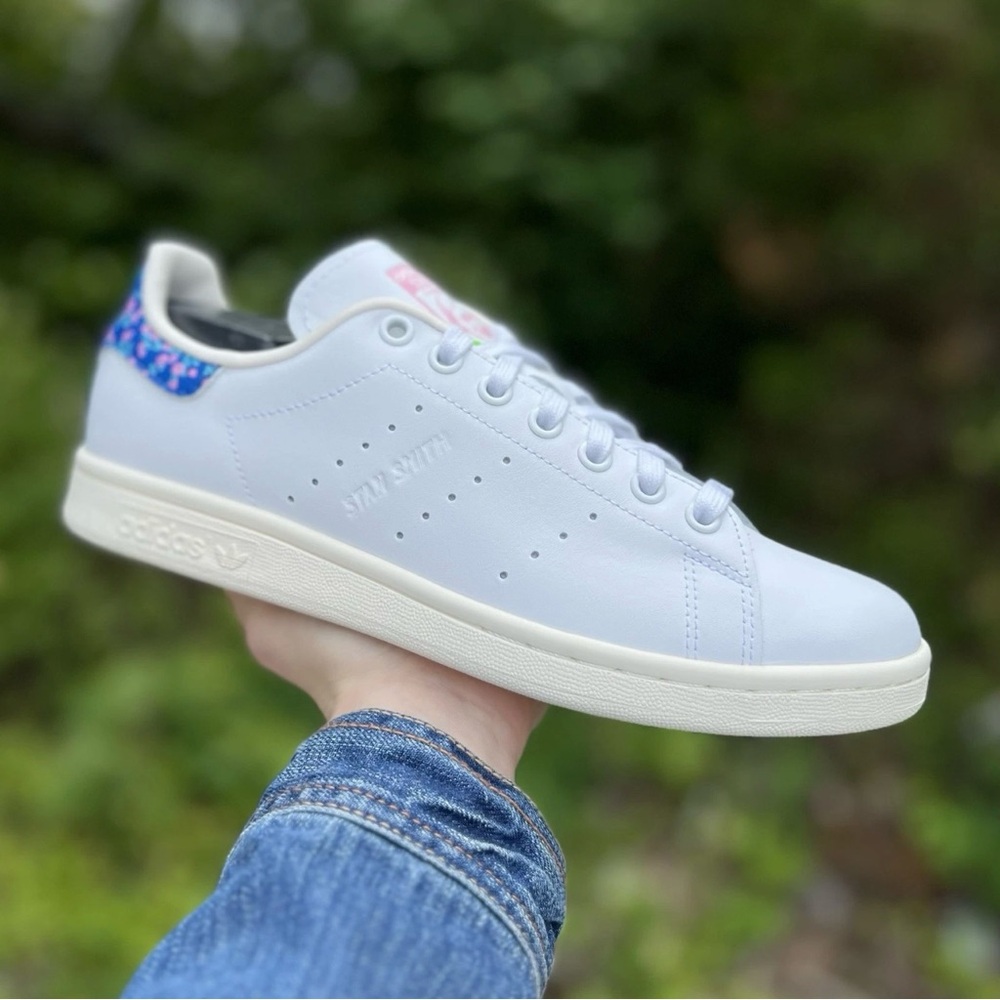 533 | Adidas Stan Smith X KS Women's White Sneaker Athletic Shoe Casual Footwear